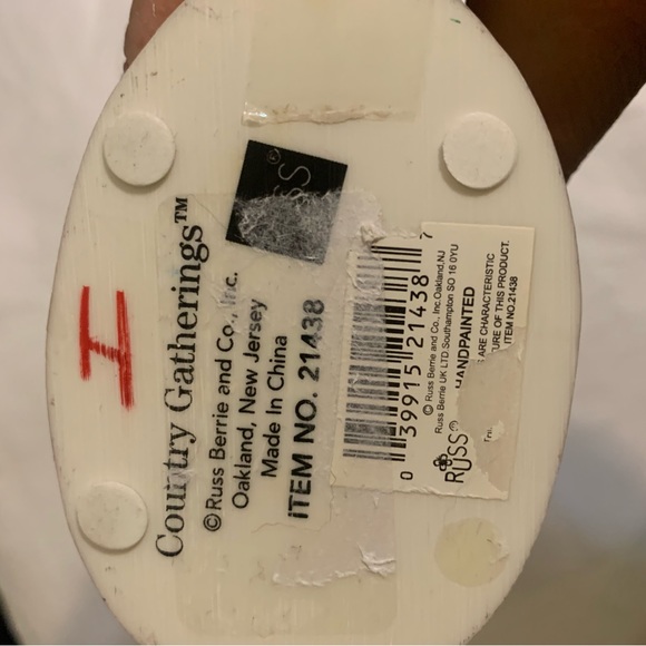 Vintage girl dancer by Russ Handpainted Angel Figurine - Peace & Plenty. - Picture 5 of 8